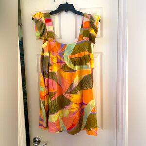 NWT Kourt tropical print dress - small - perfect for vacation or day to day